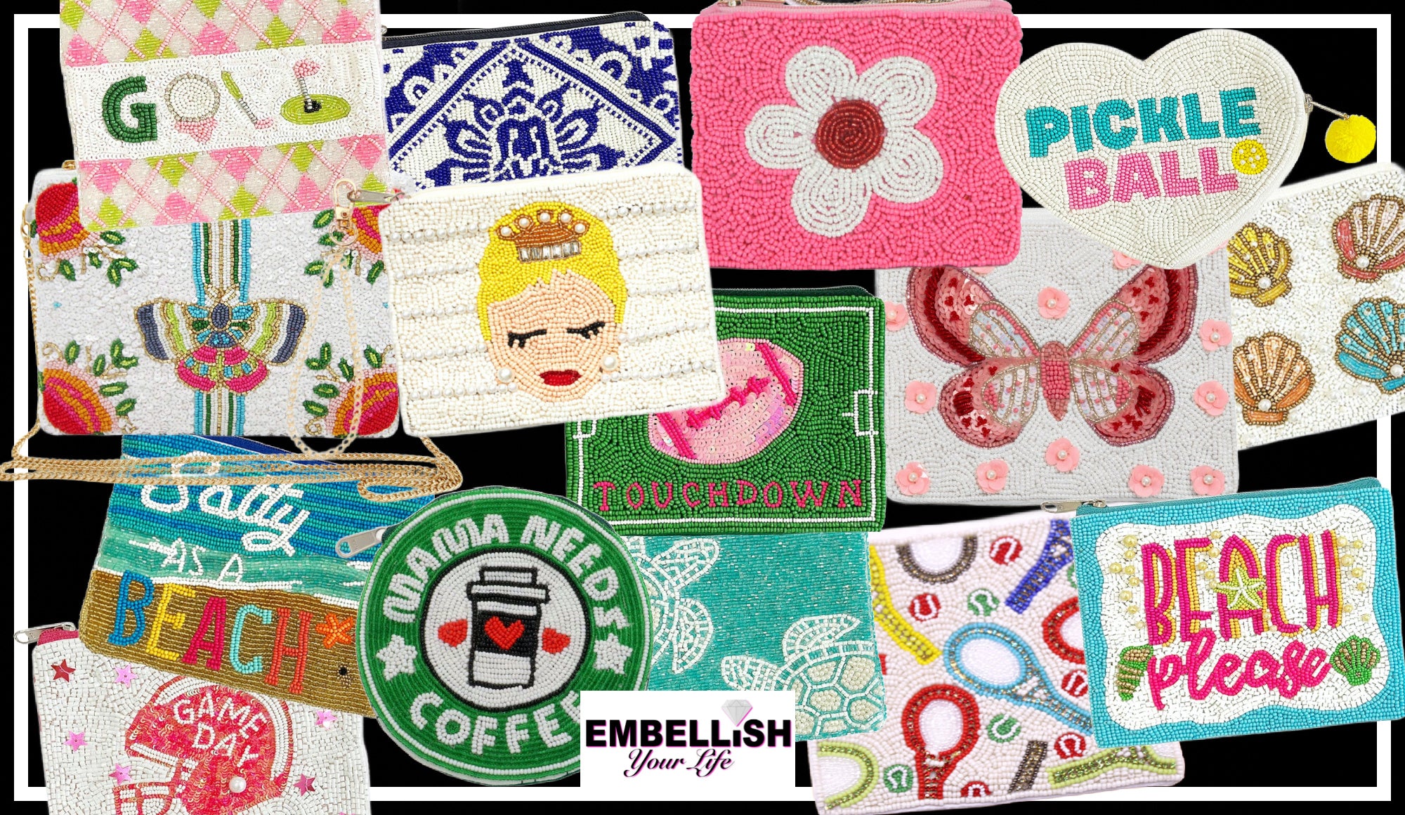 Beauty in Every Stitch: Treat Yourself to the Unique Charm of Hand-Beaded Bags from India