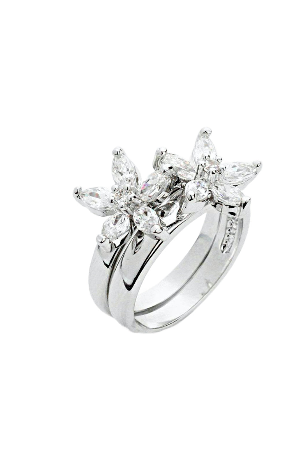 Set of 2 Daisy Ring