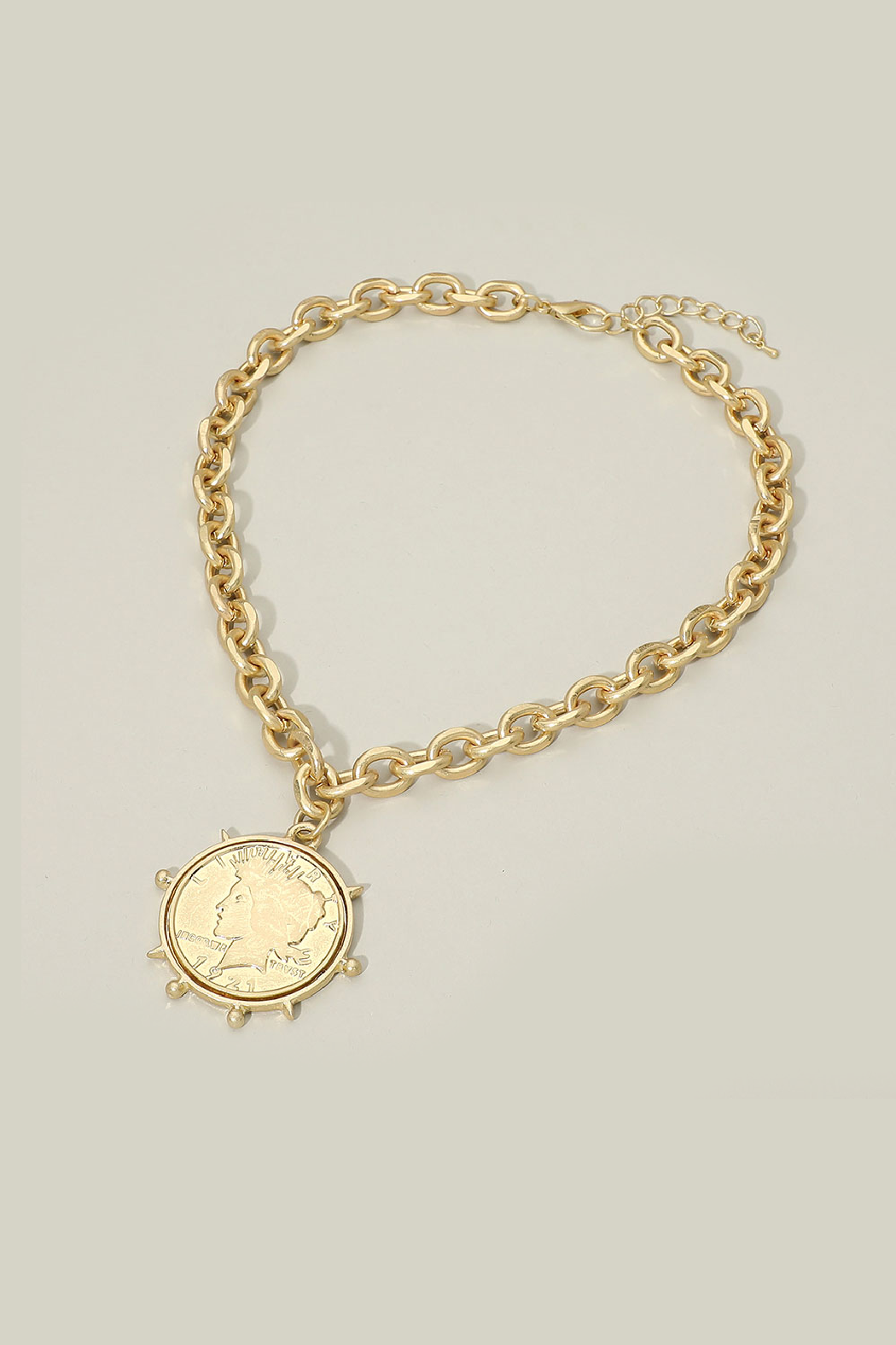 1921 Lady Liberty Coin Necklace