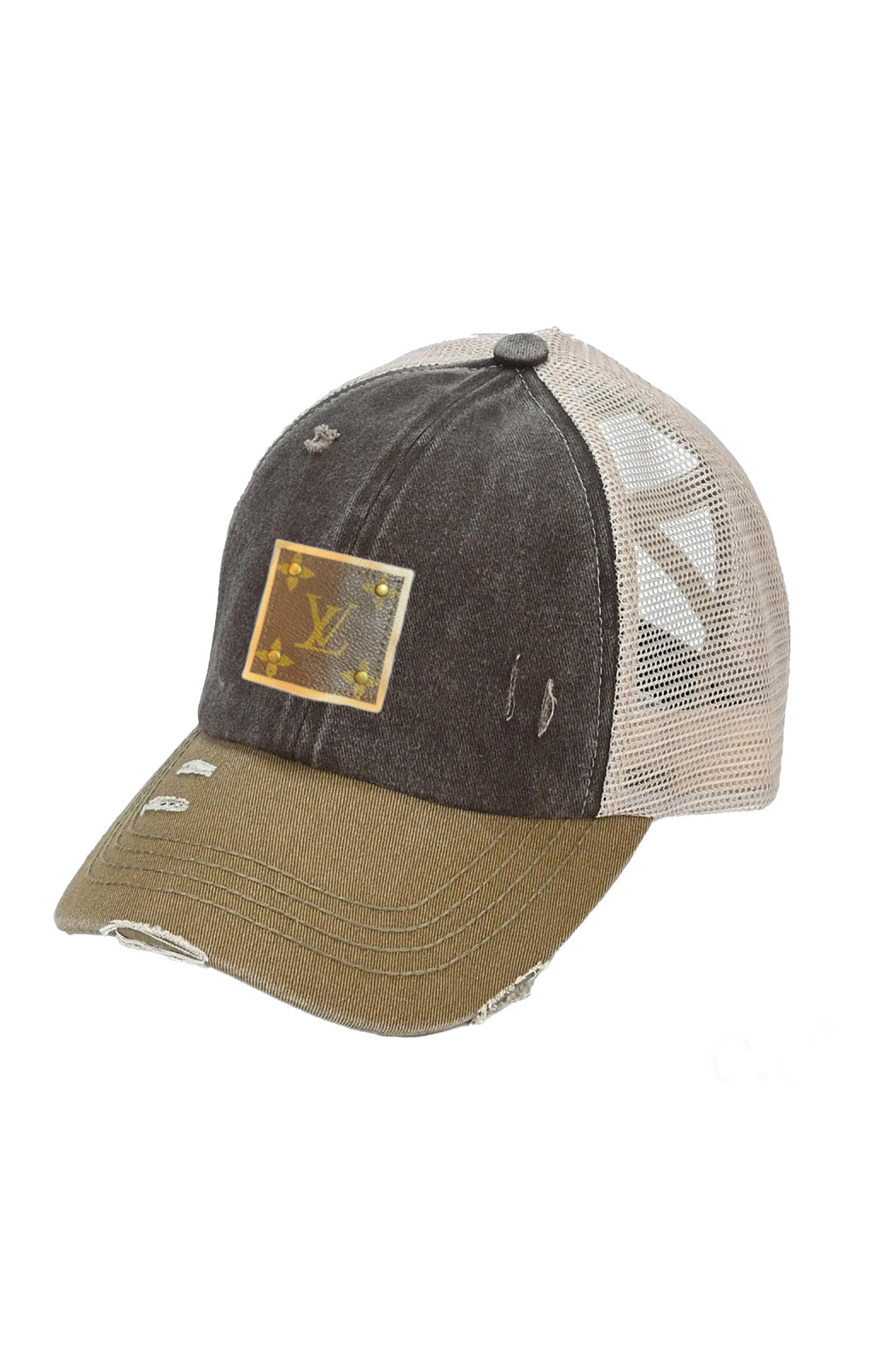 Upcycled Distressed Trucker Cap - available in 15 colors