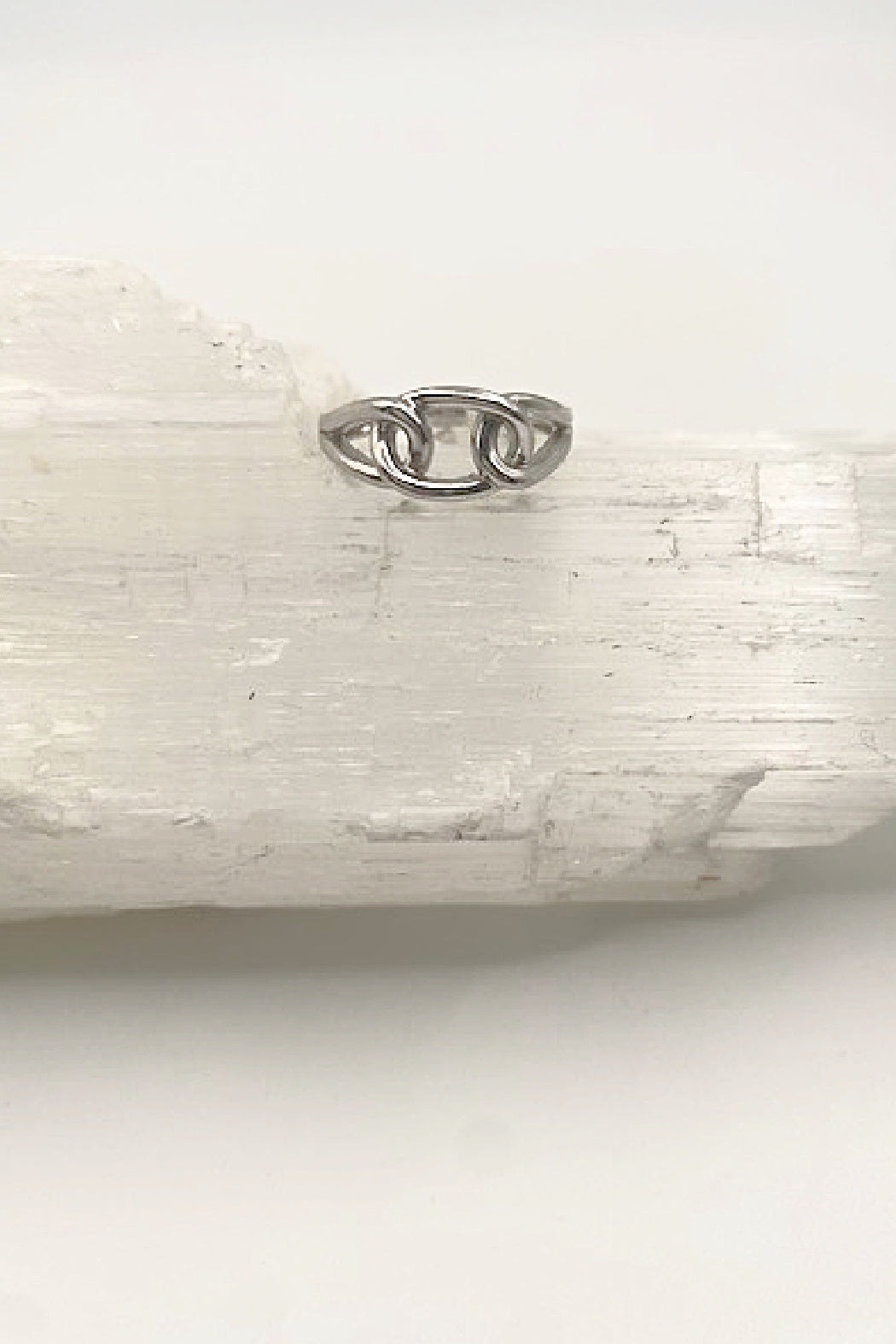 Sterling Tri Loop Ring