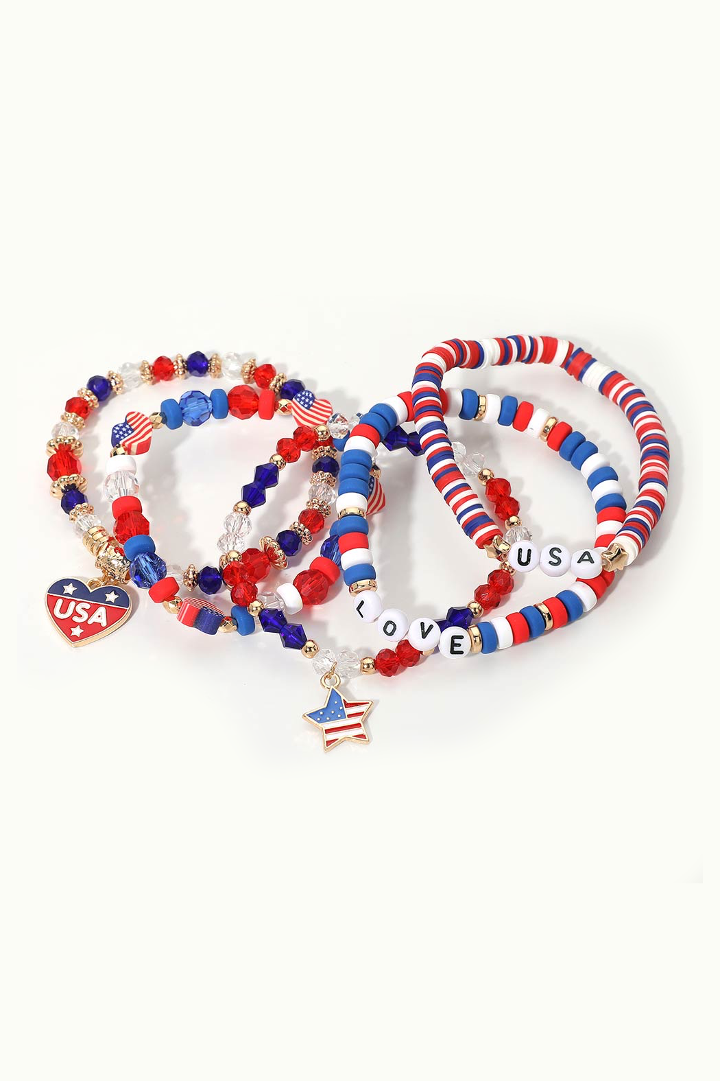 Love USA Stretch Bracelet
