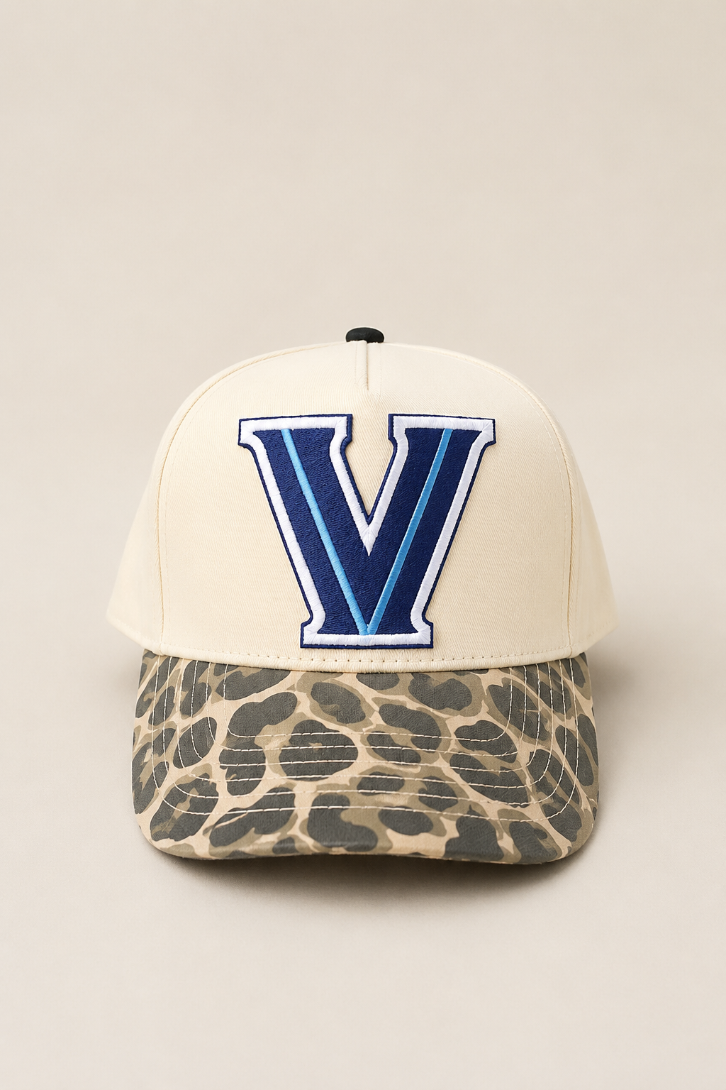 Villanova 3 Tone Leopard Cotton Cap