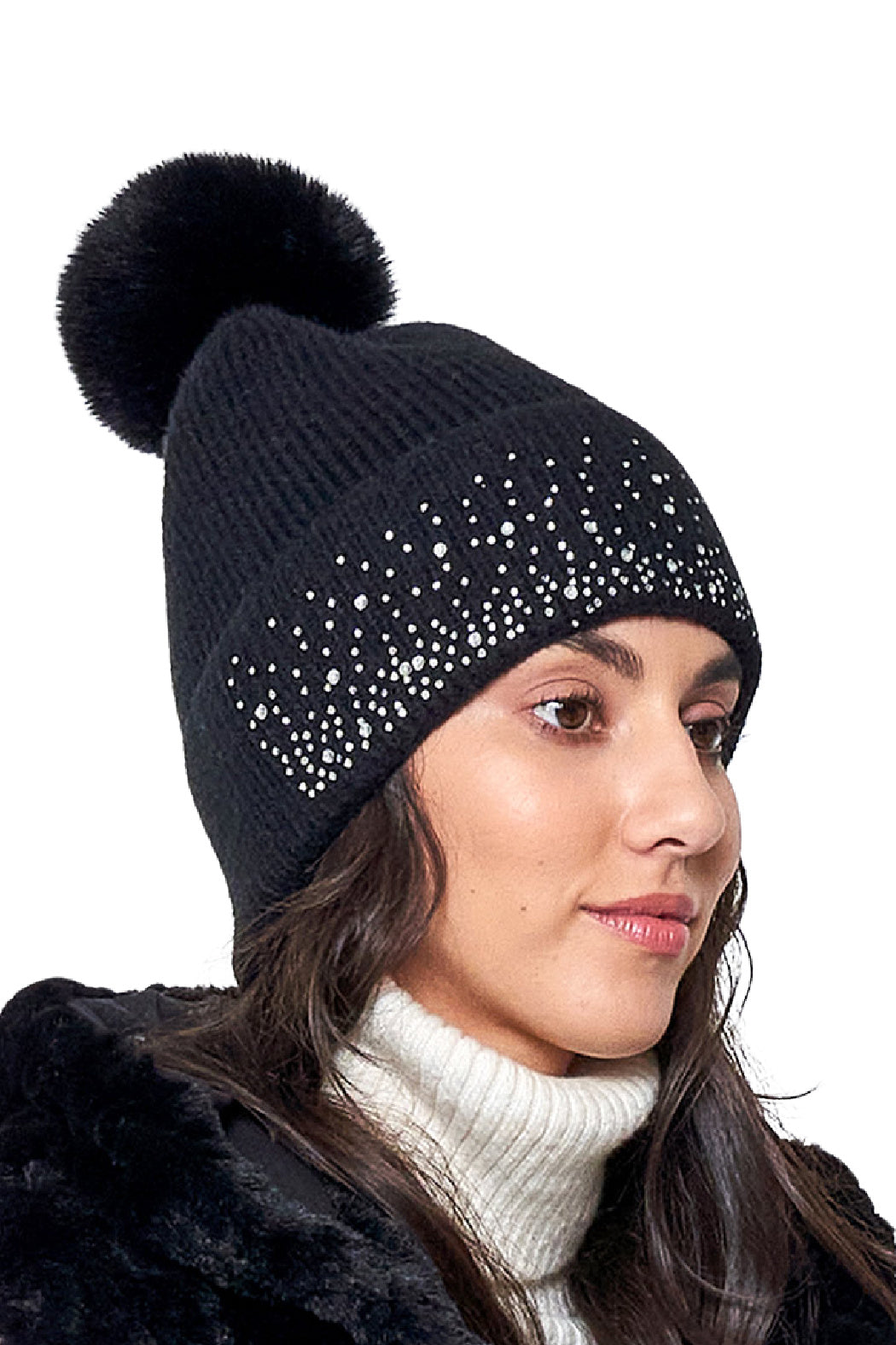 Crystal Black Beanie