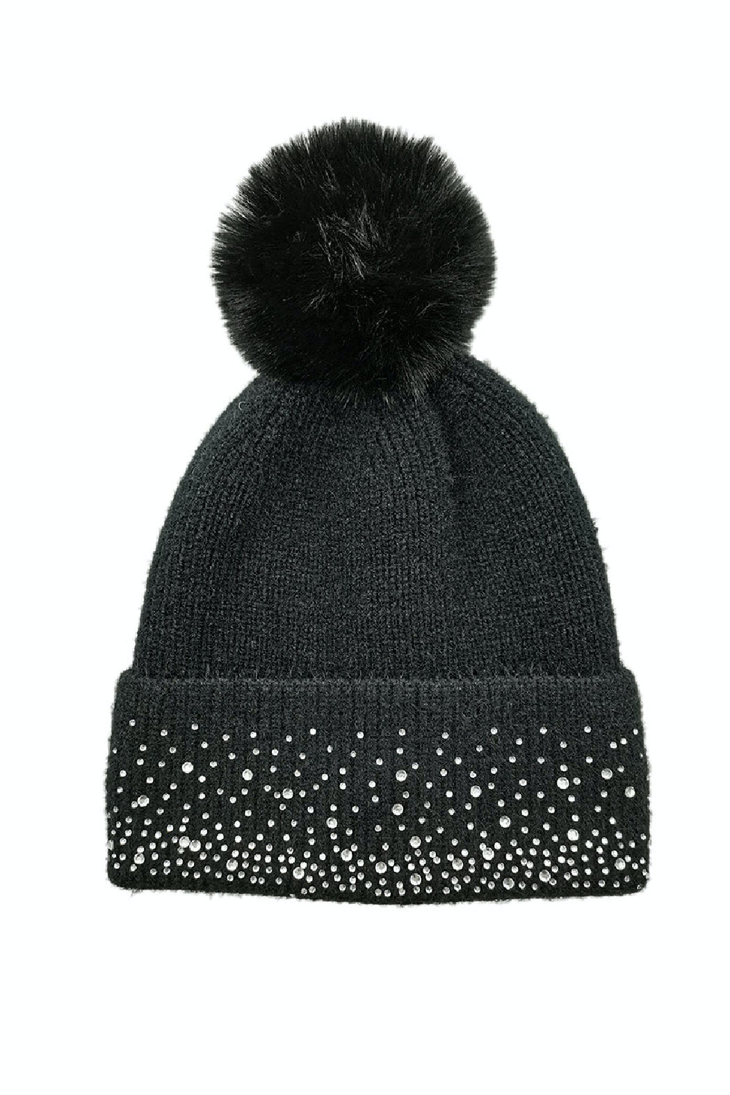 Crystal Black Beanie