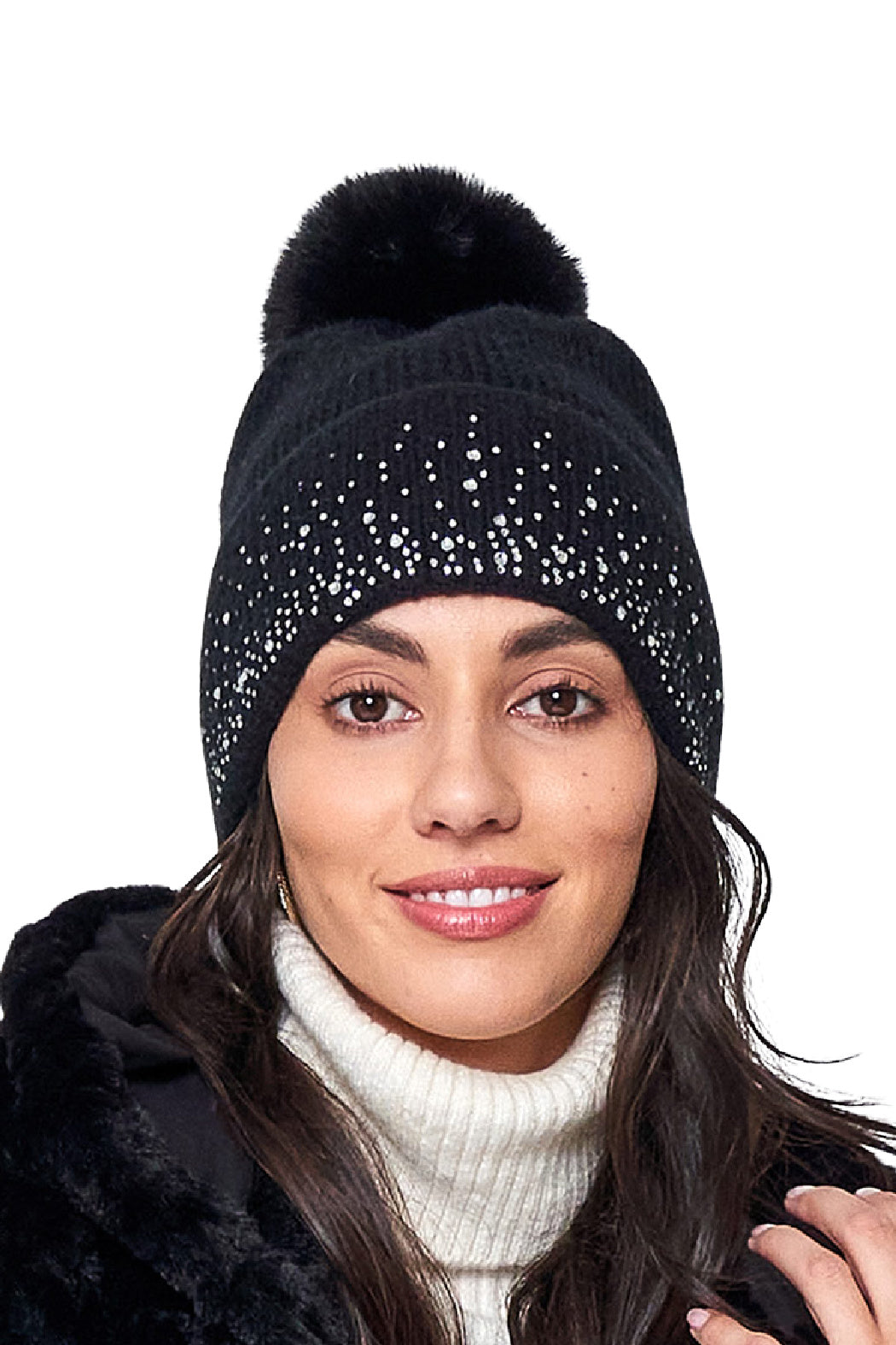 Crystal Black Beanie
