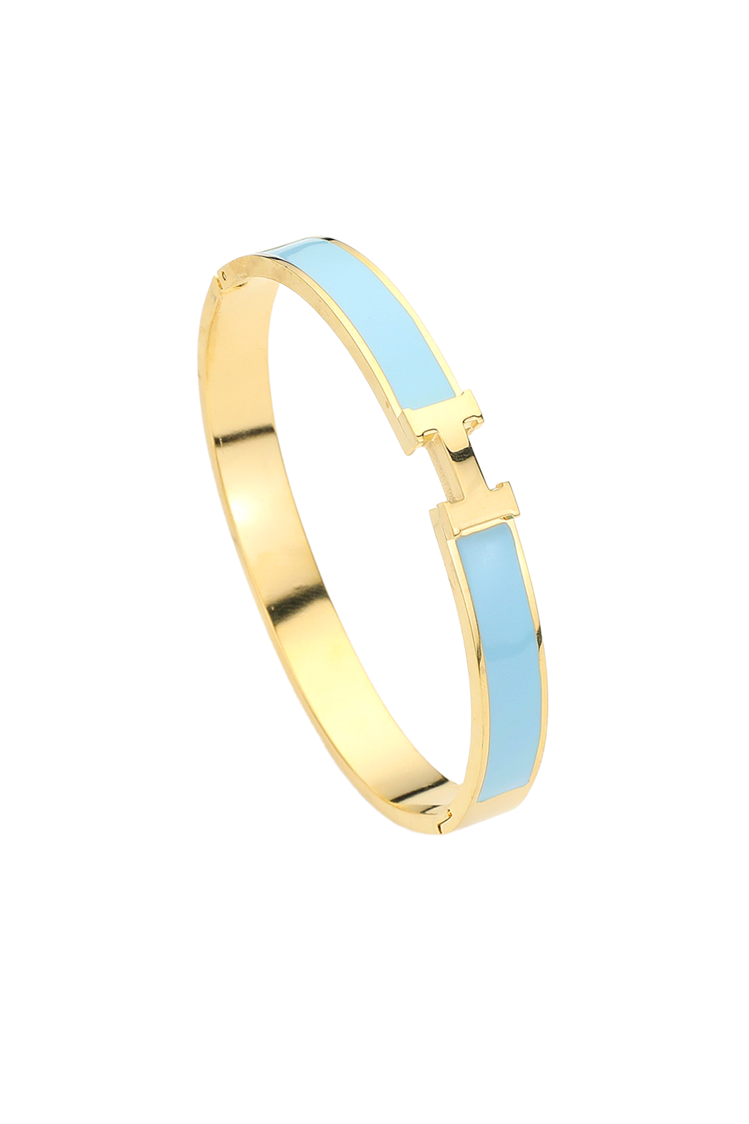 Hermes Inspired Hinged Bracelet