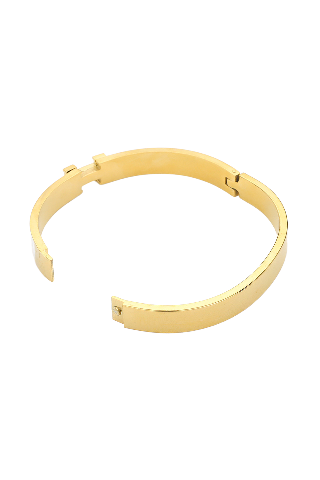 Hermes Inspired Hinged Bracelet