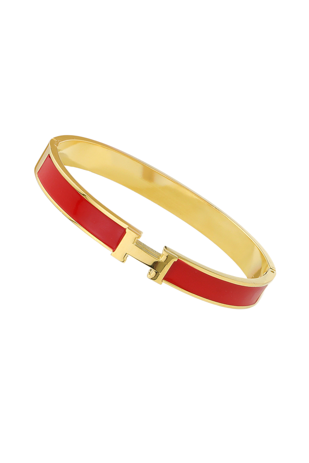 Hermes Inspired Hinged Bracelet