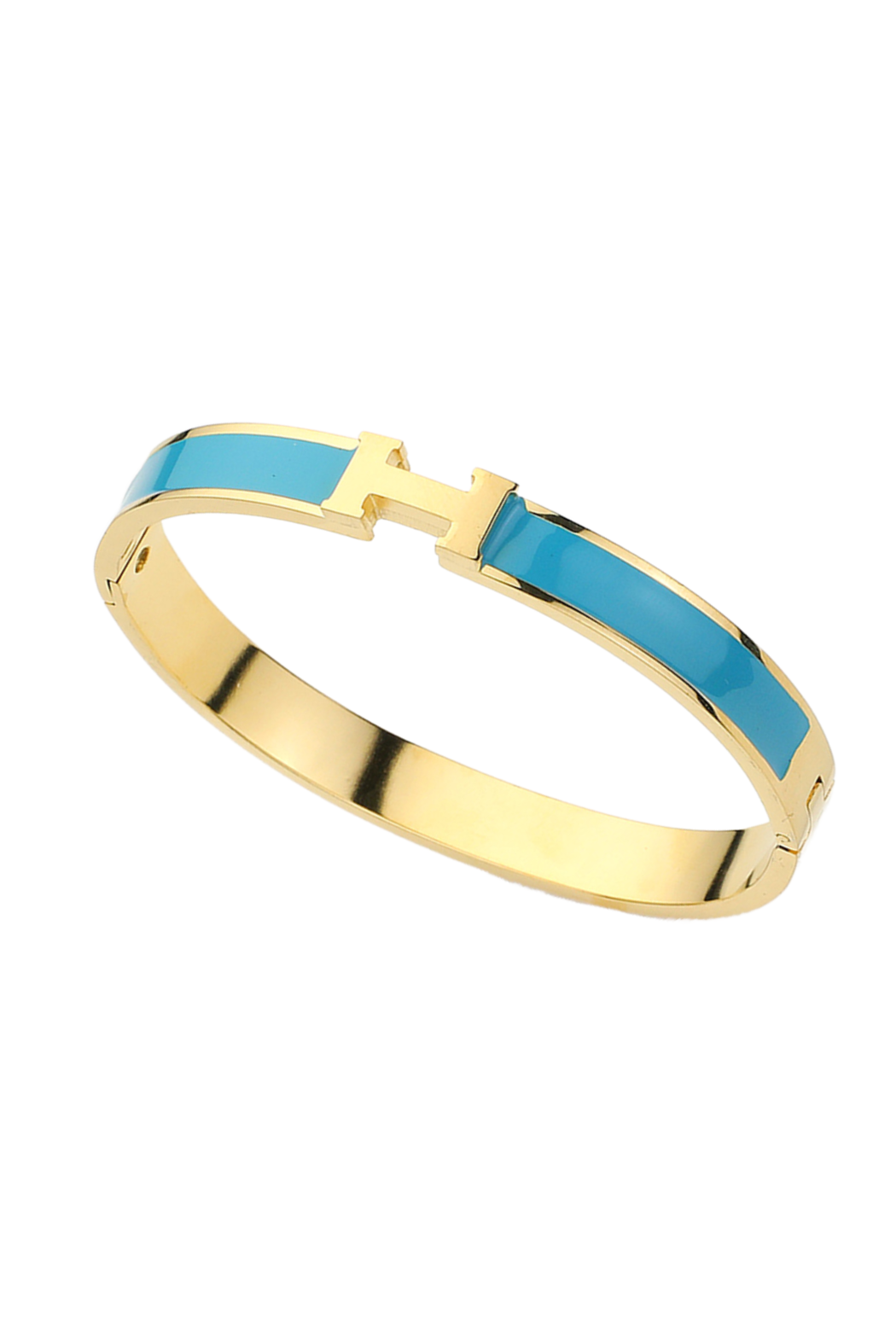 Hermes Inspired Hinged Bracelet