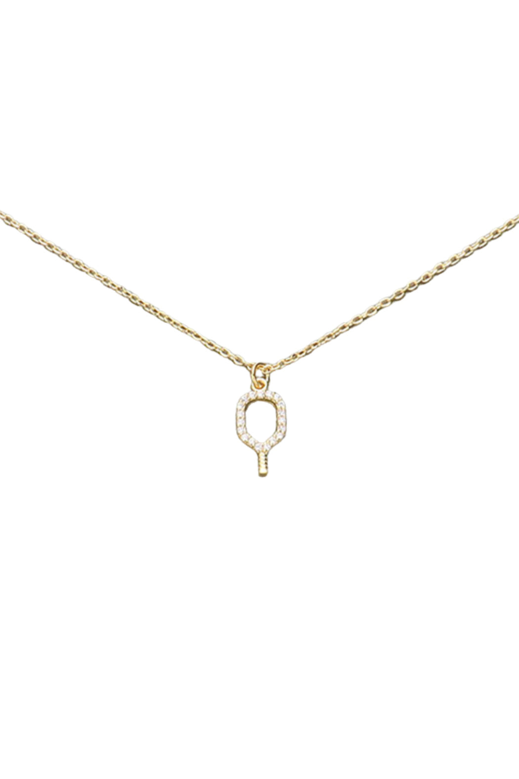 Pickleball Cz Necklace
