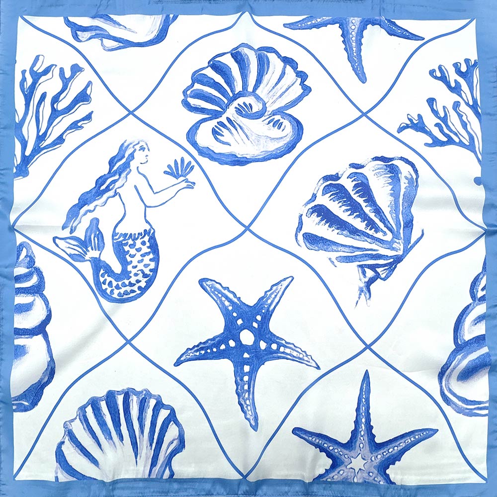 Mermaid and Shell Scarf