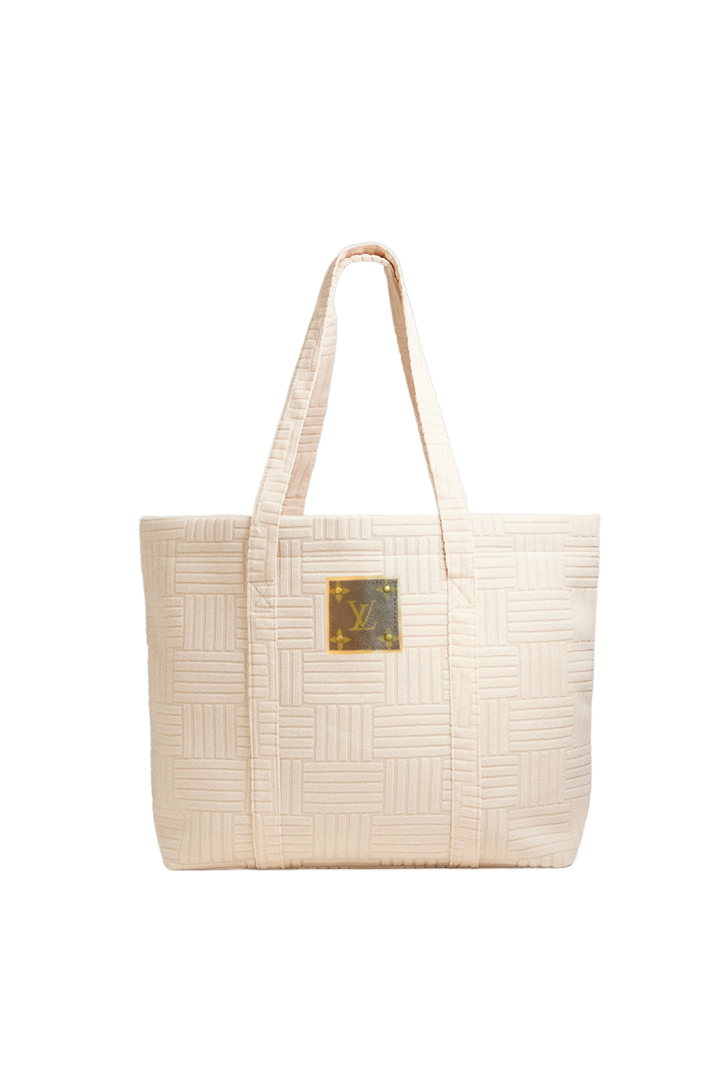 Upcycled Terry Cloth Tote Bag