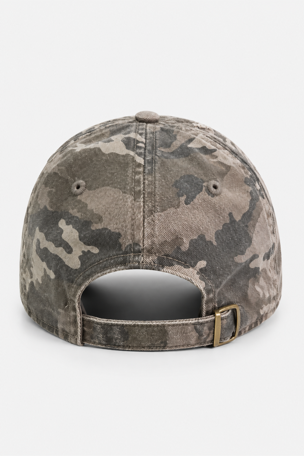 Villanova Black Camouflage Distressed Cap