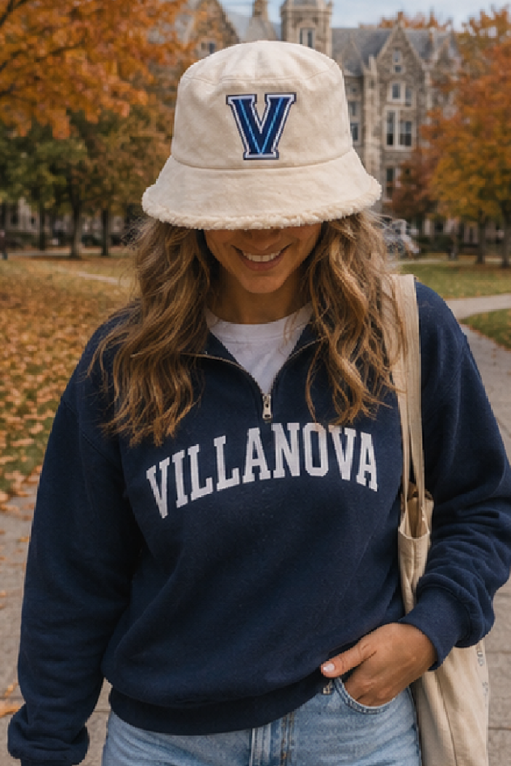 Villanova Reversible Bucket Hat