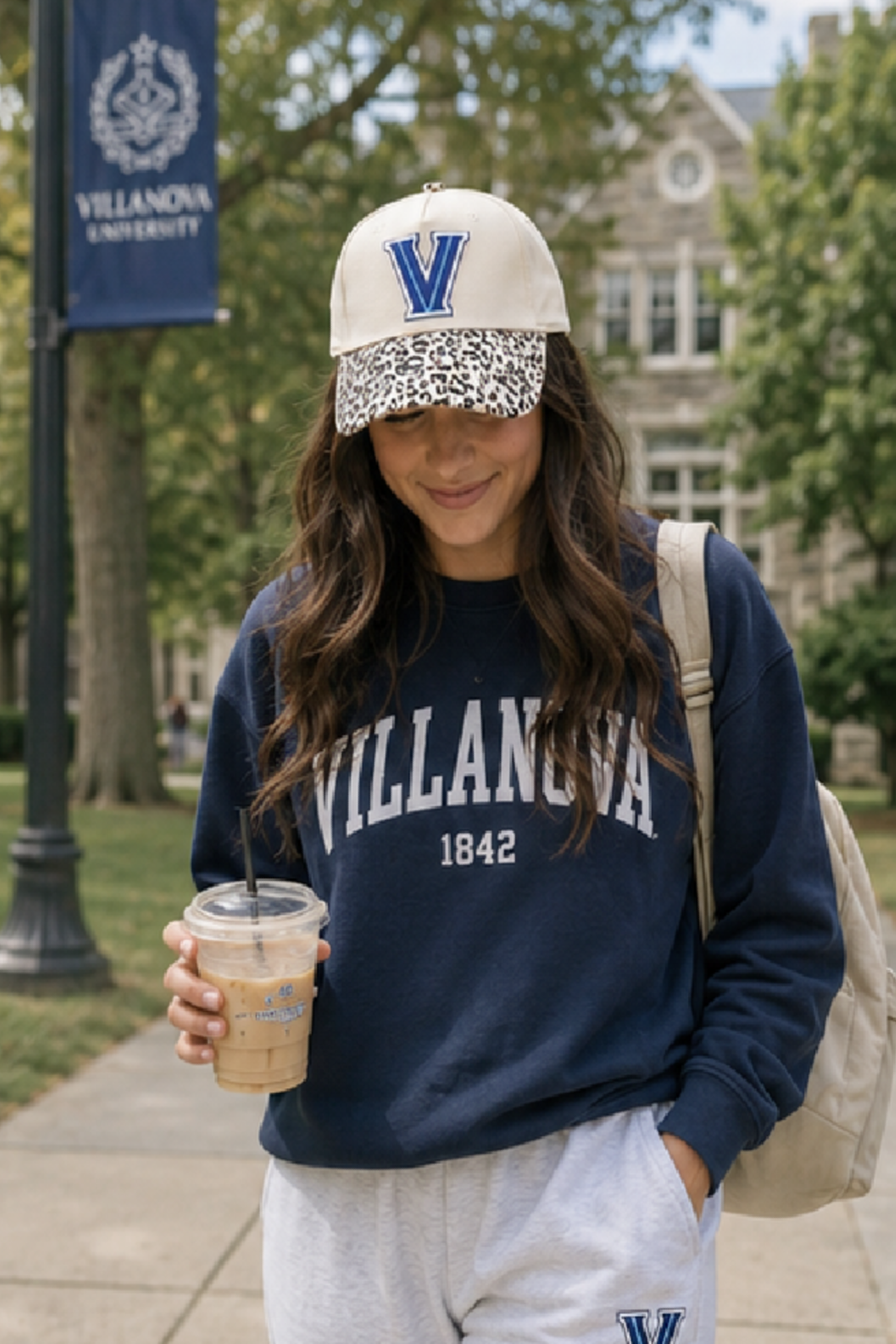Villanova Leopard Cap