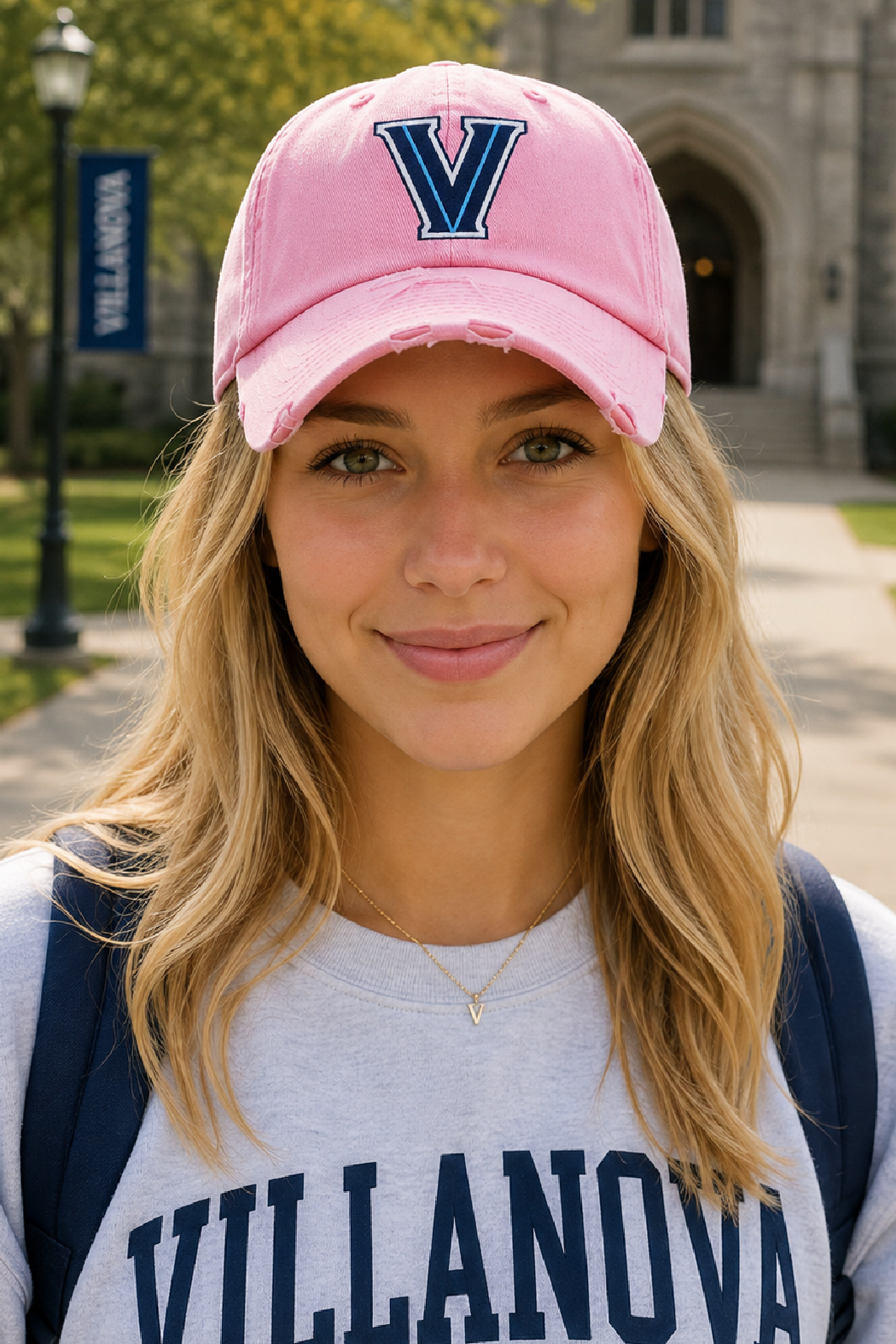 Villanova Distressed Cap