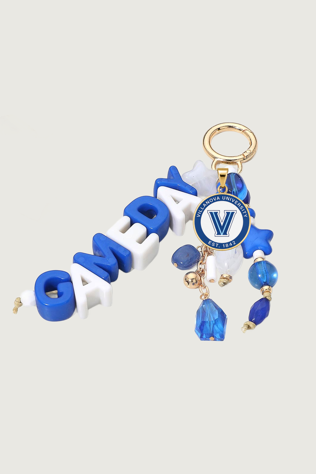 Villanova Game Day Keychain Bag Charm