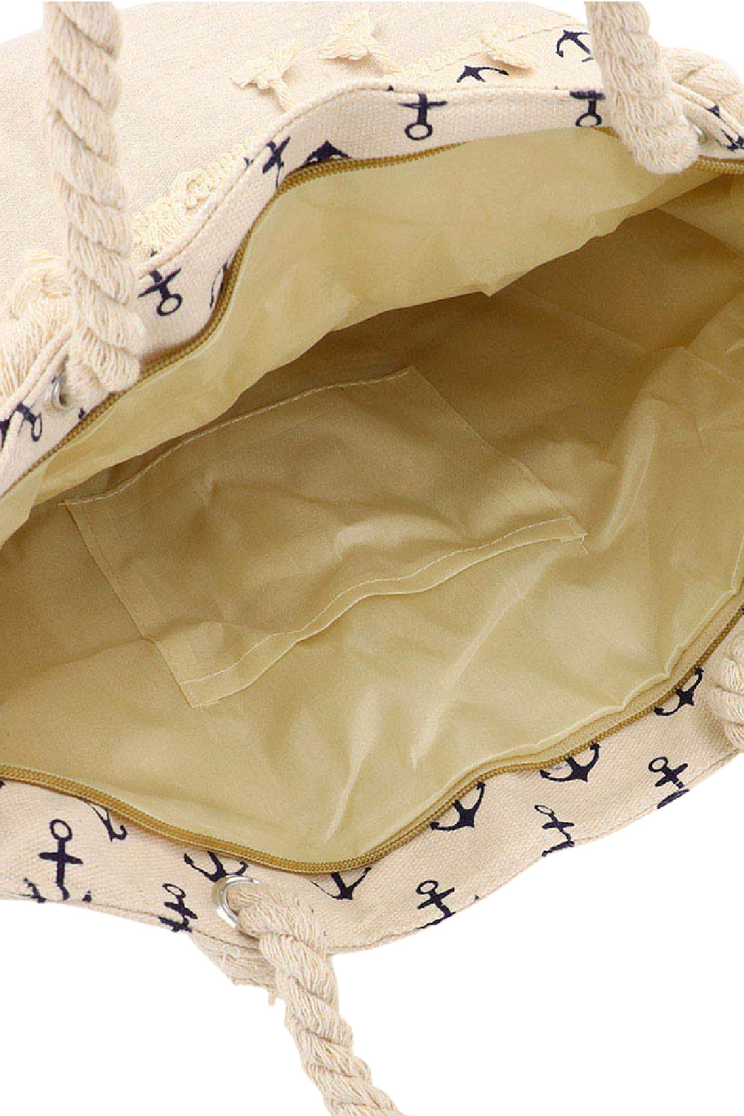 Anchor Tassled Tote Bag