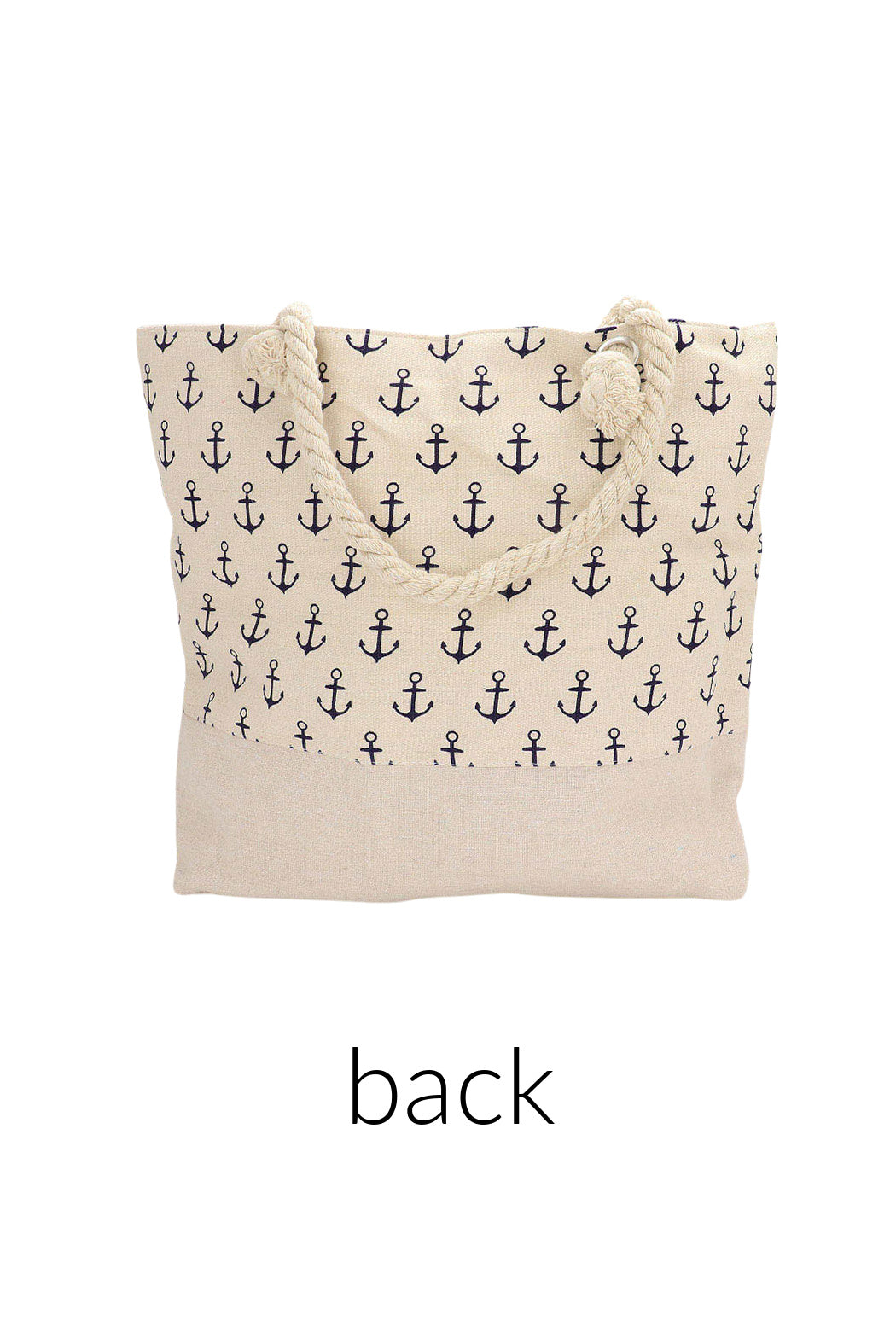 Anchor Tassled Tote Bag