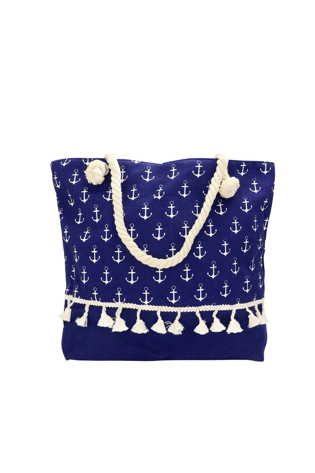 Anchor Tassled Tote Bag