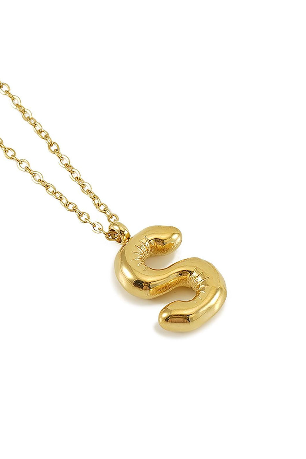 Balloon Initial Necklace