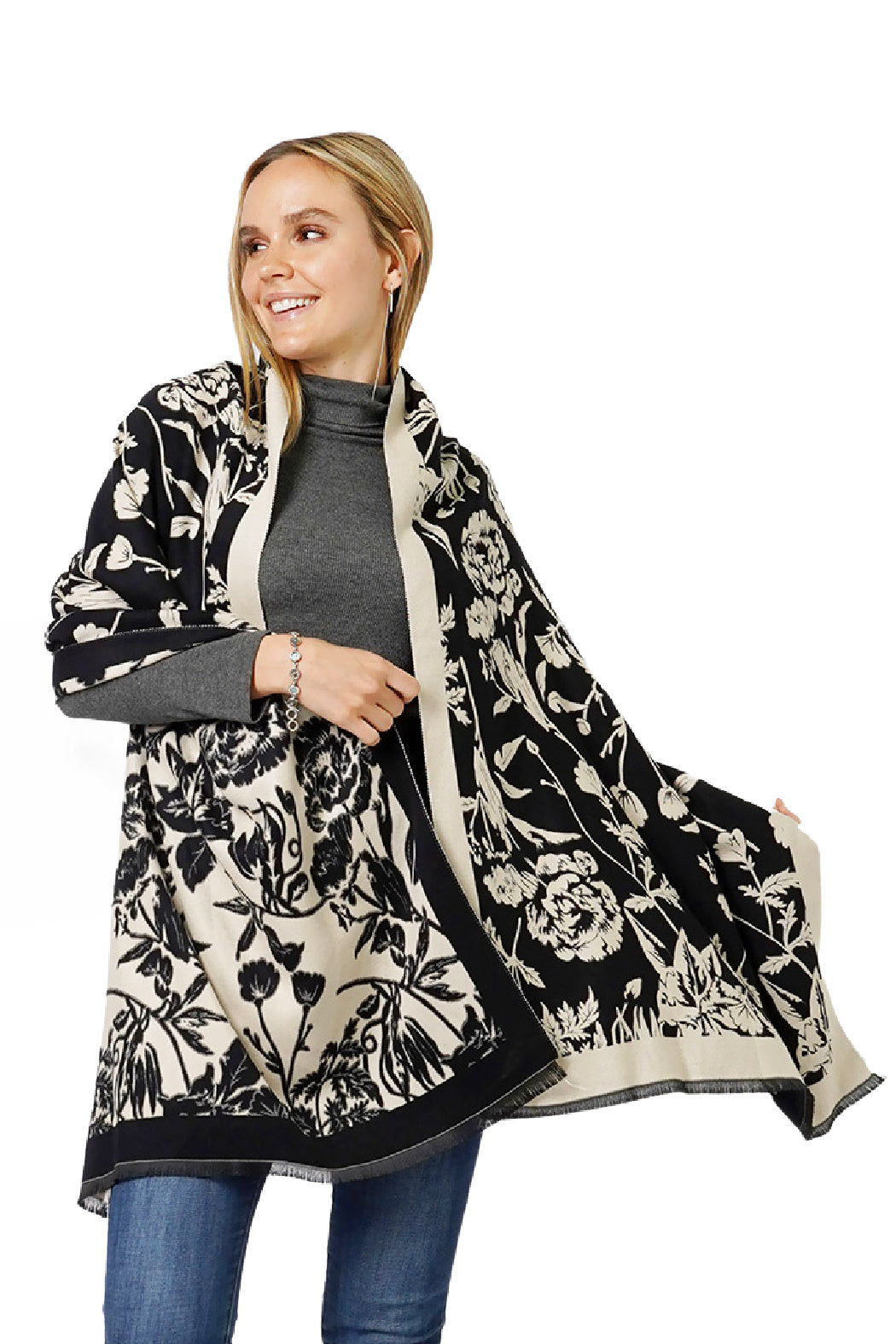 Floral Scarf Wrap