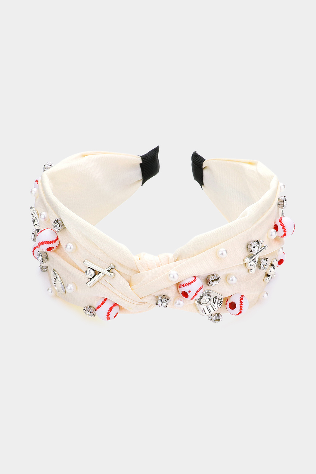Decorated Baseball Headband
