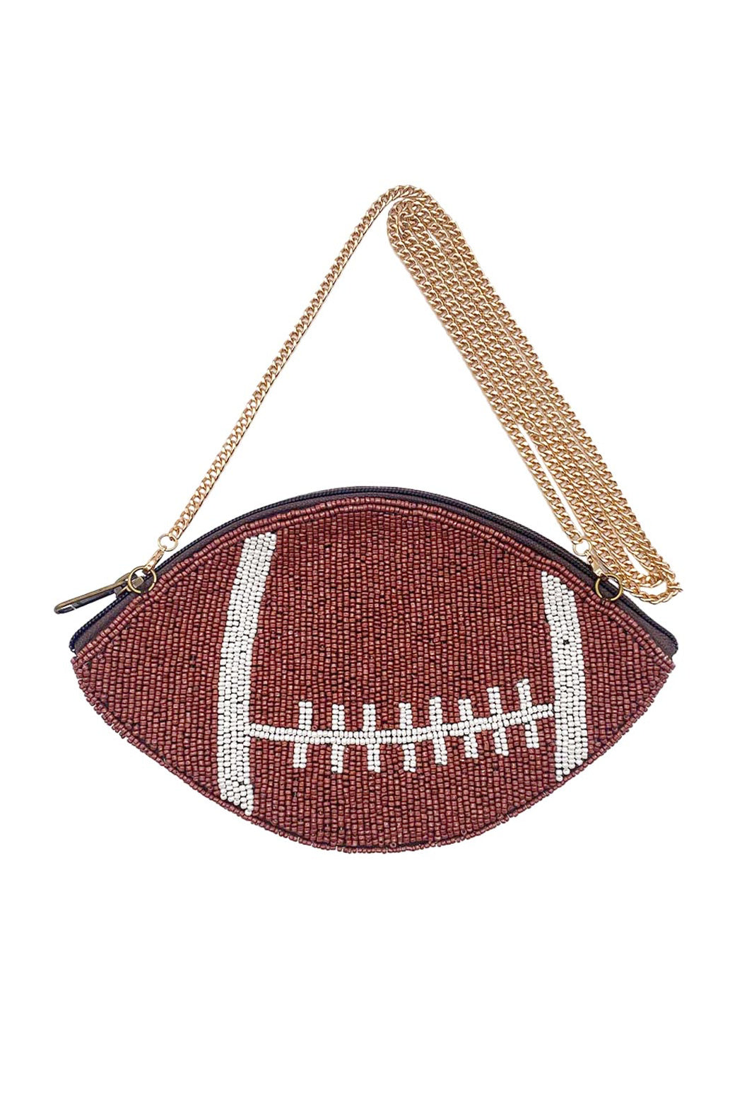 Beaded Football Bag