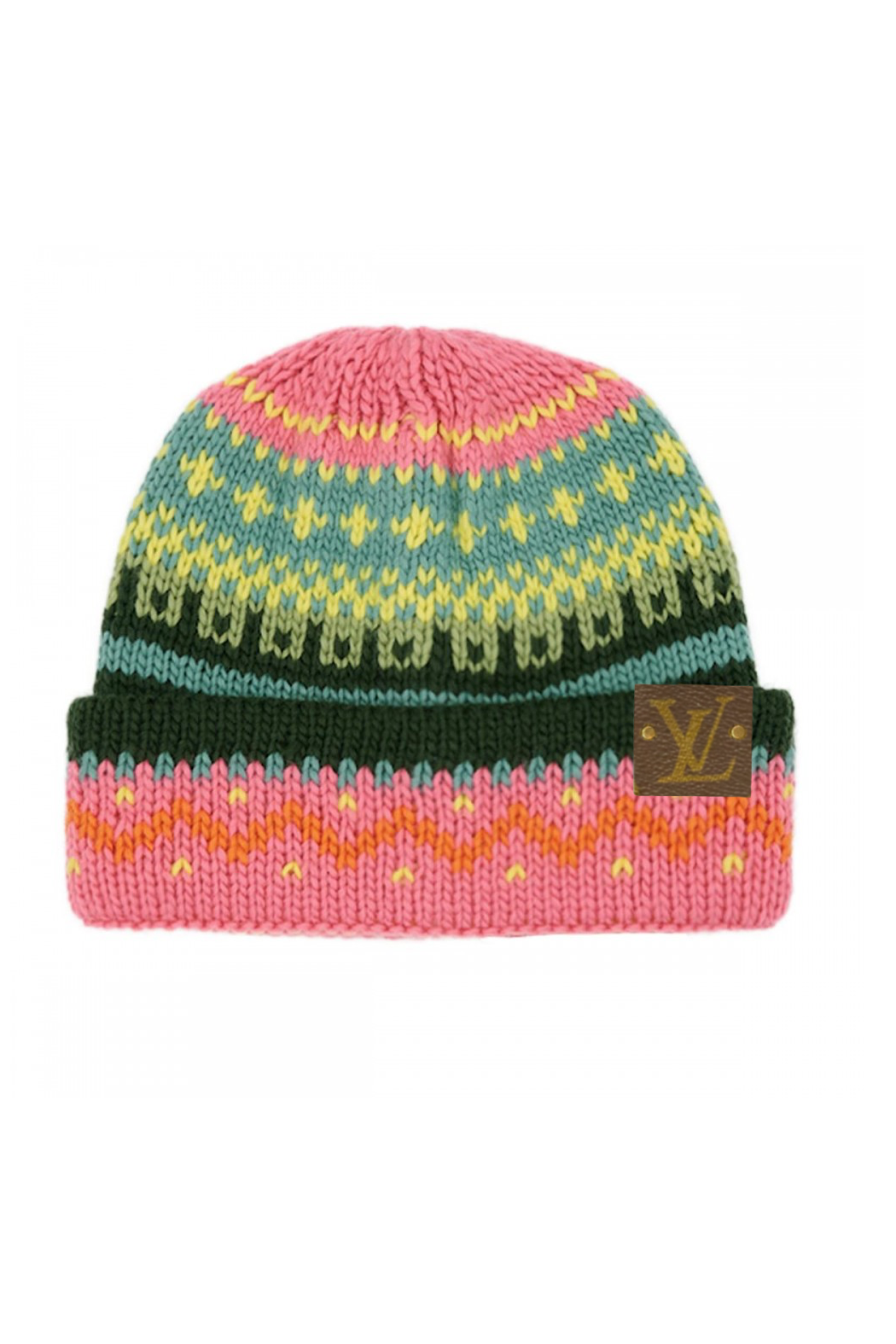 Upcycled Fair Isle Beanie