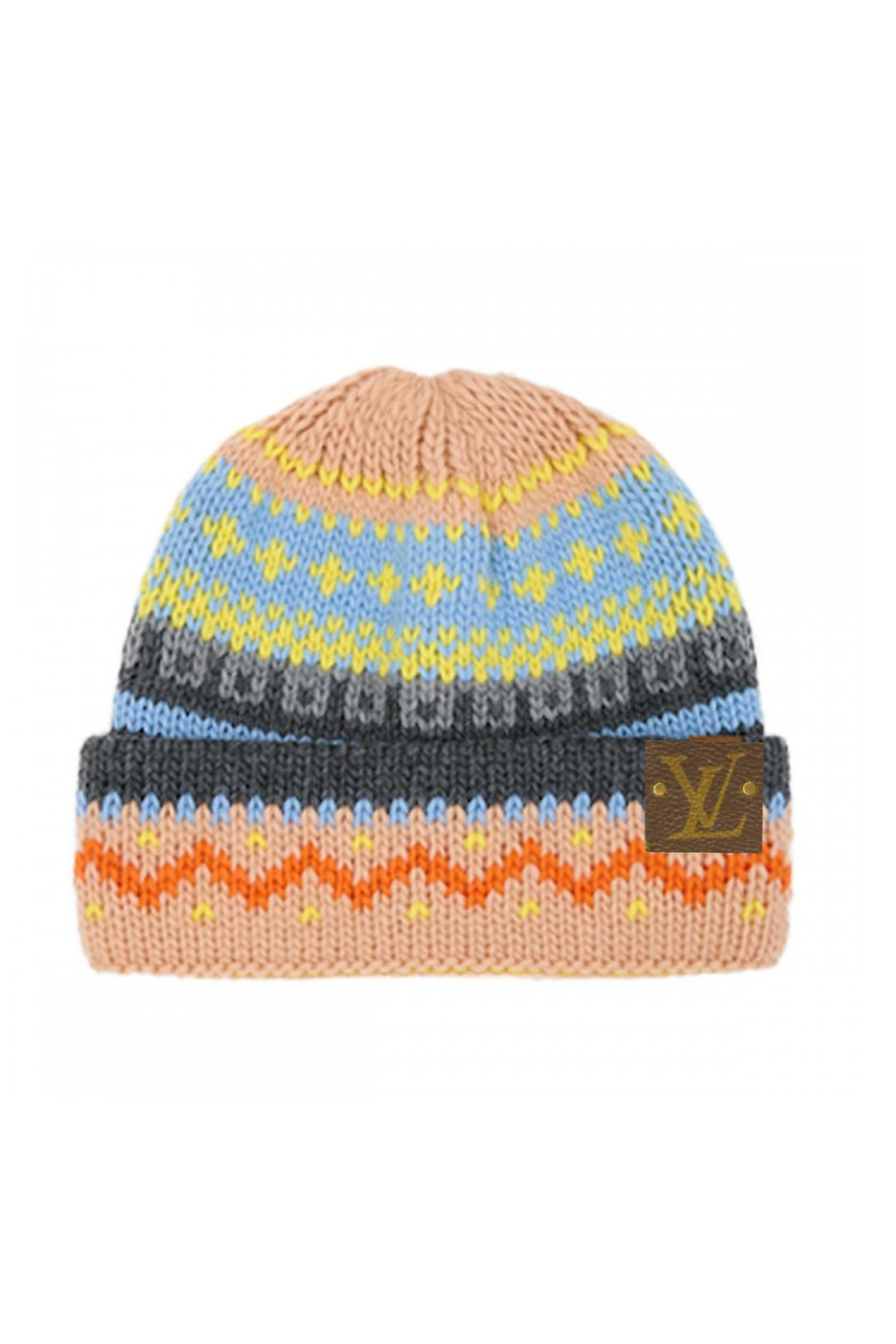 Upcycled Fair Isle Beanie