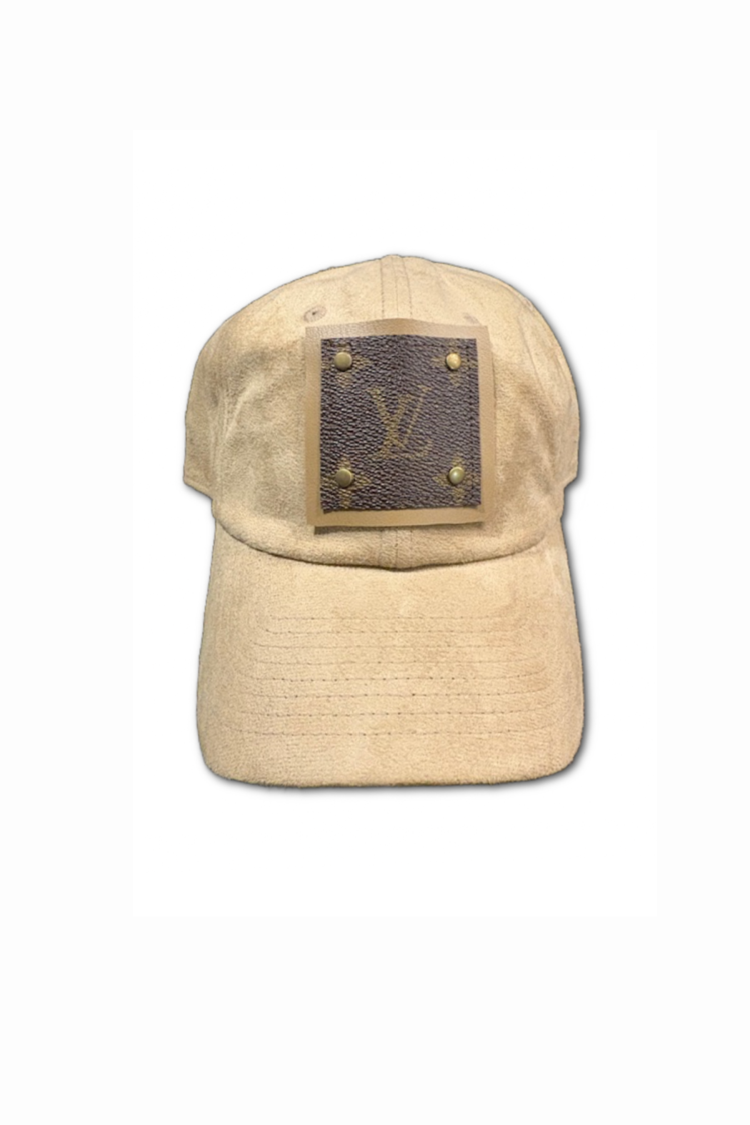Upcycled Suede Baseball Cap