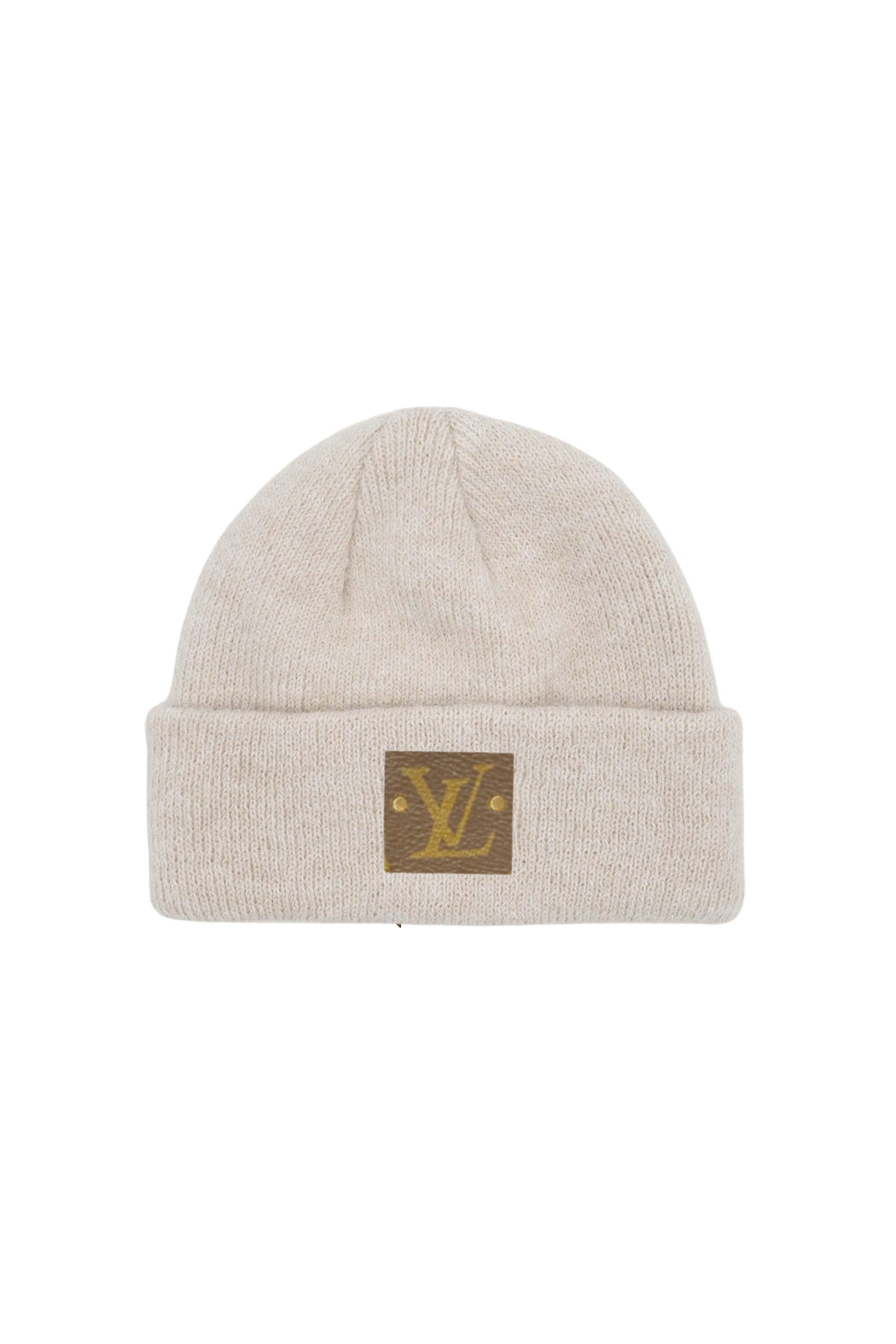 Upcycled LV Classic Baby Beanie