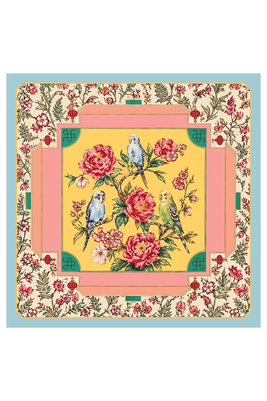 Birds in Bloom Scarf
