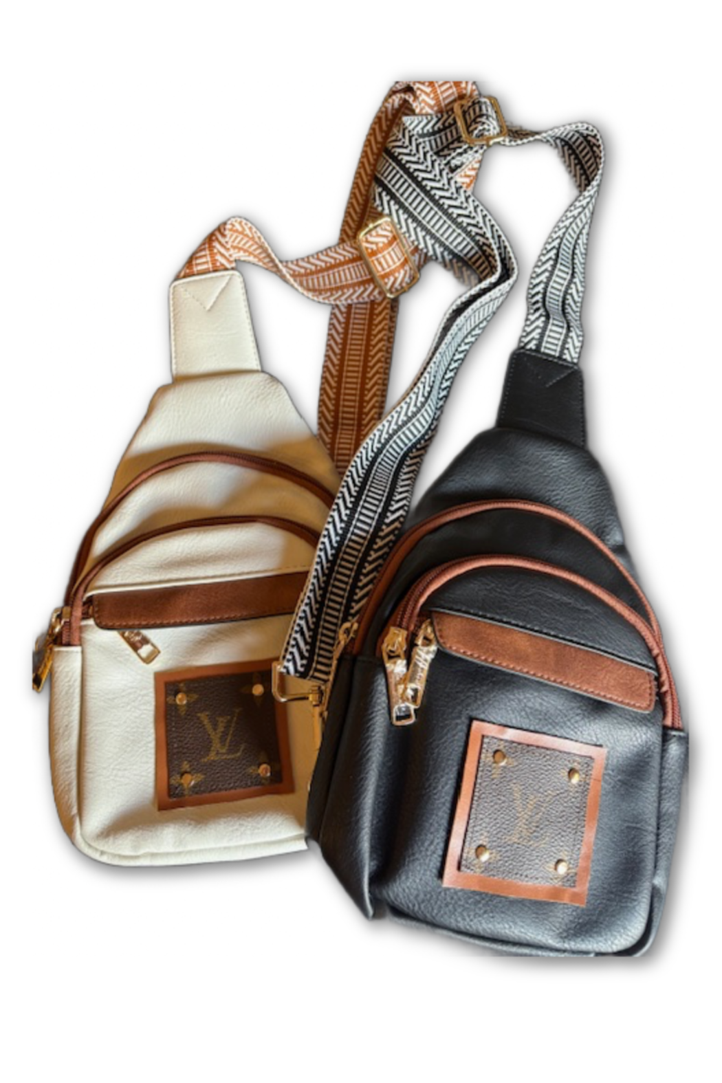 Upcycled Louis Vuitton Trimmed Up Crossbody Bag