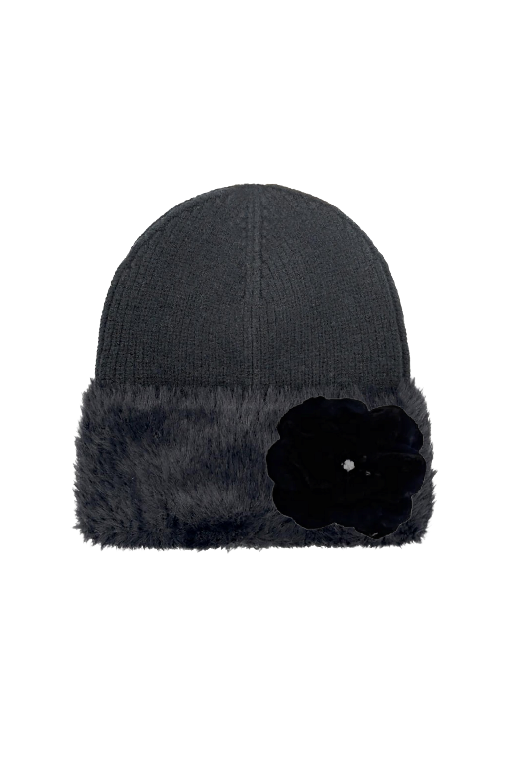 Rosey Faux Fur Cuff Beanie