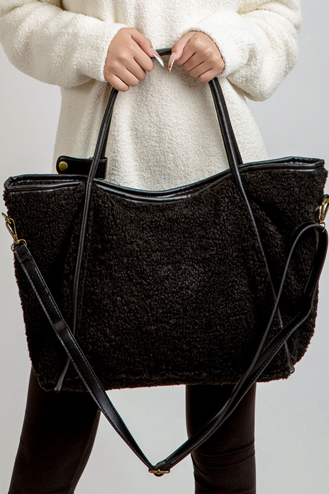 Sherpa Tote Shoulder Bag