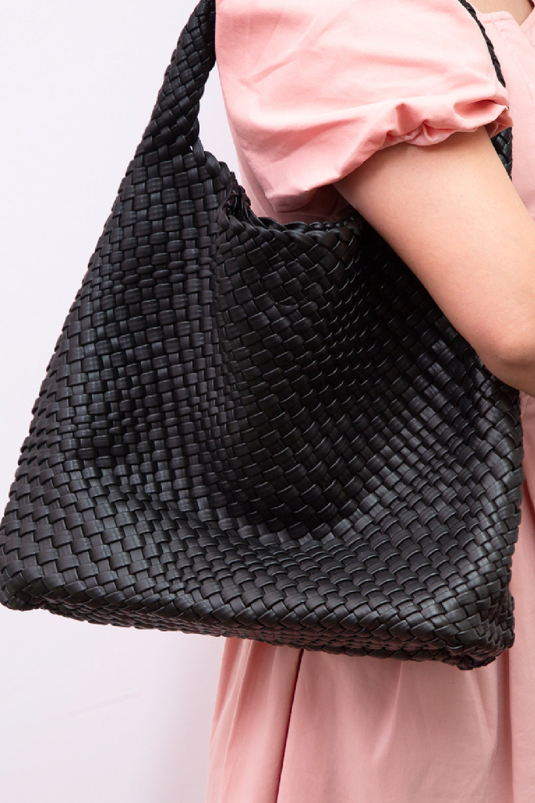 Woven Hobo Shoulder Bag