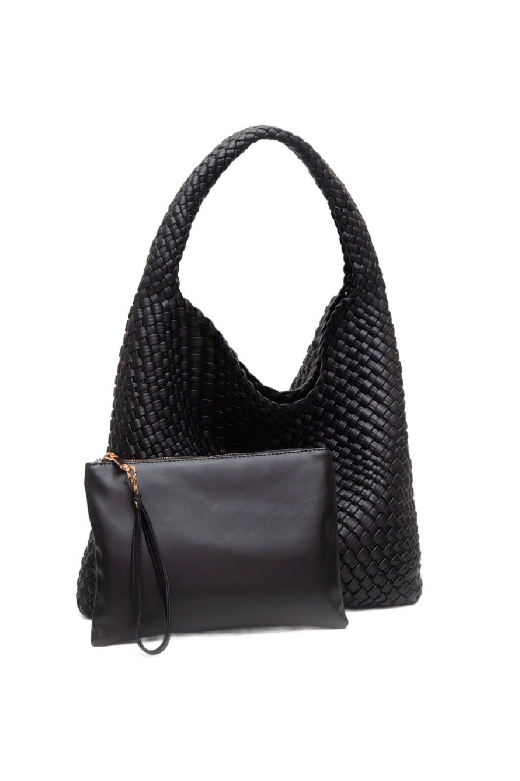 Woven Hobo Shoulder Bag