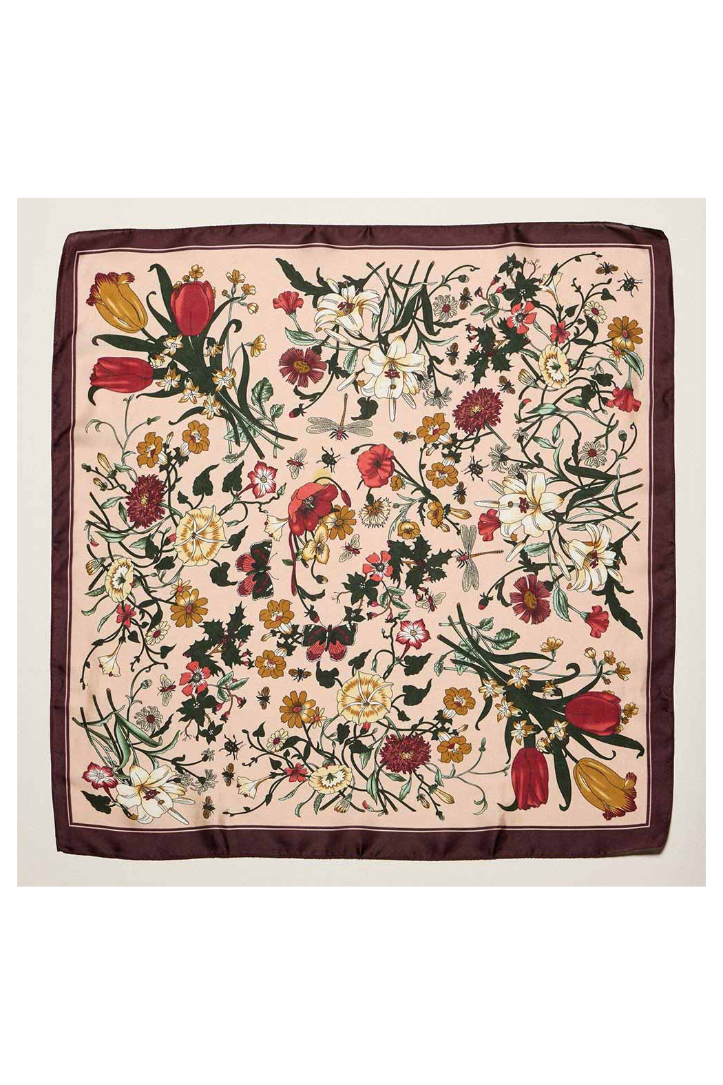 Botanical Square Scarf