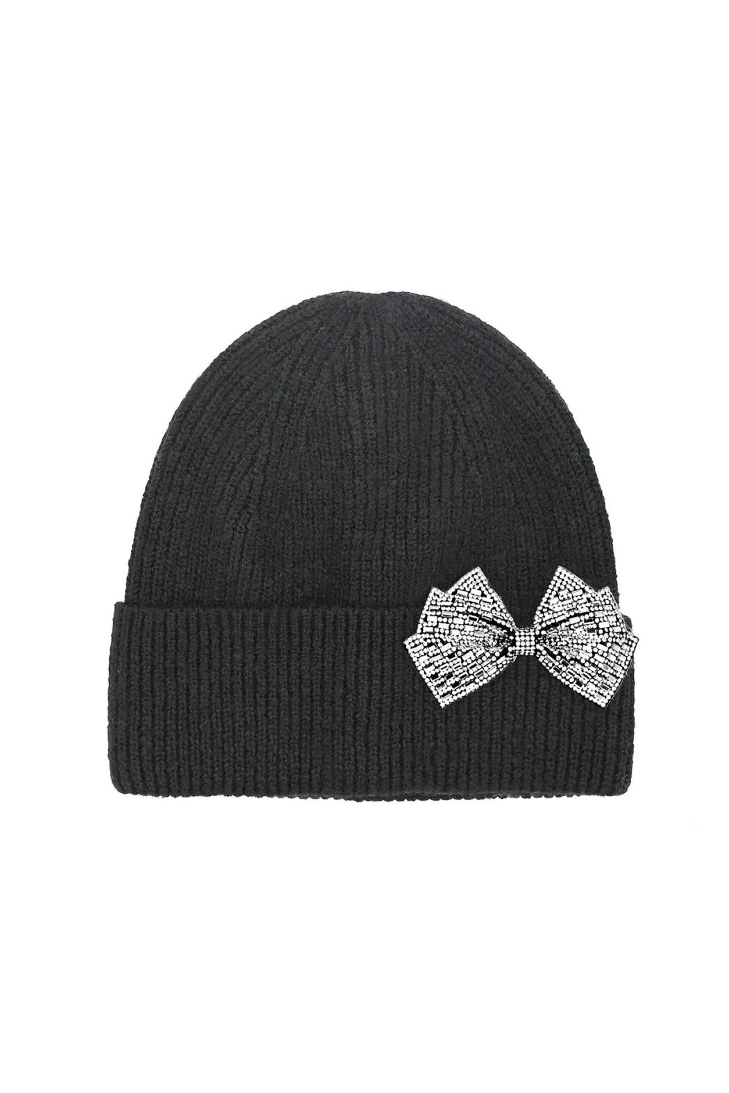 Crystal Bow Beanie