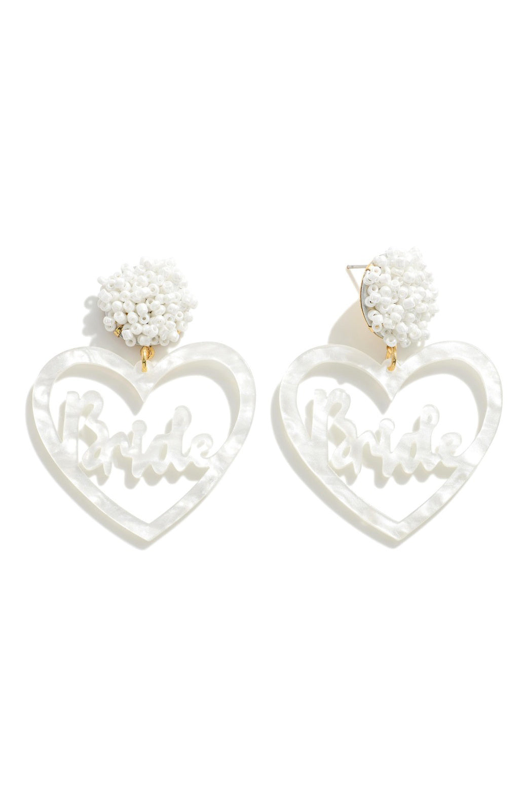 Resin Bride Earrings