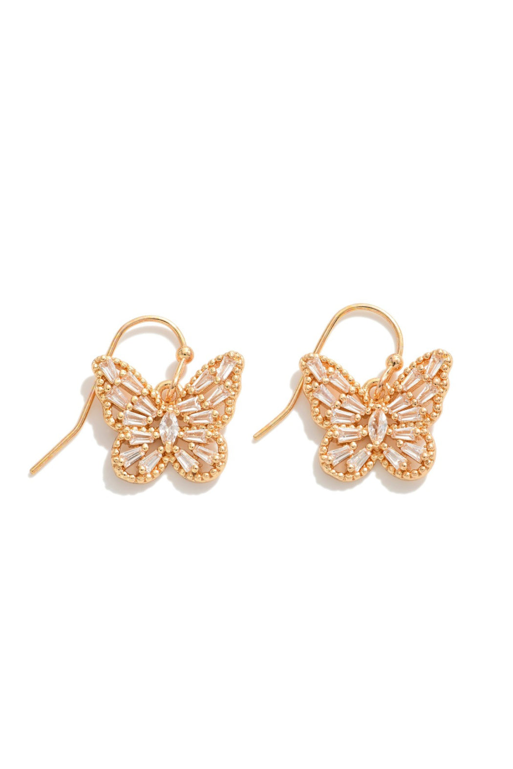 Crystal Butterfly Earrings