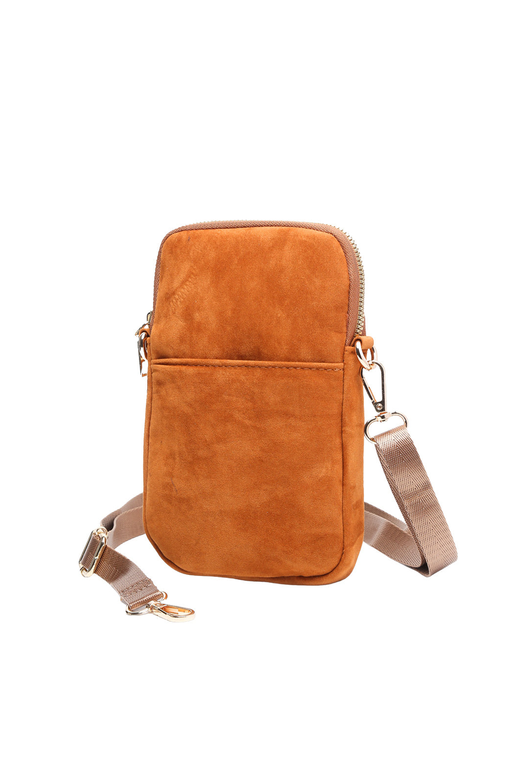 Vegan Suede Small Crossbody