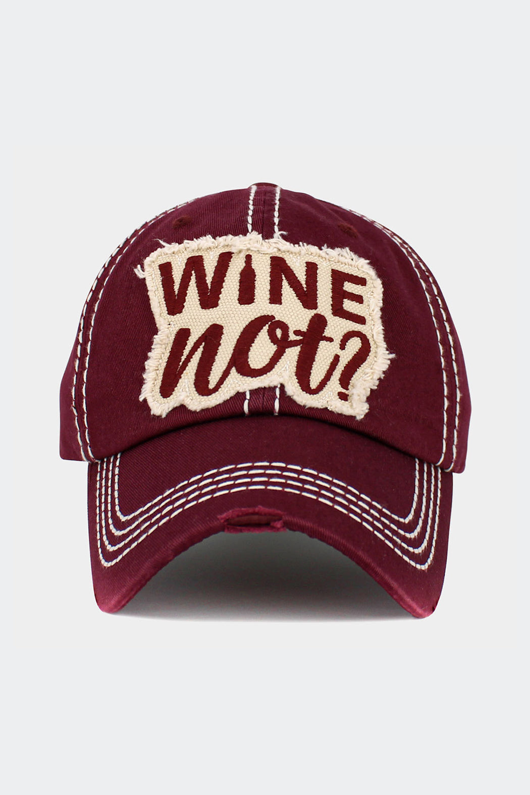 Wine Not? Baseball Cap