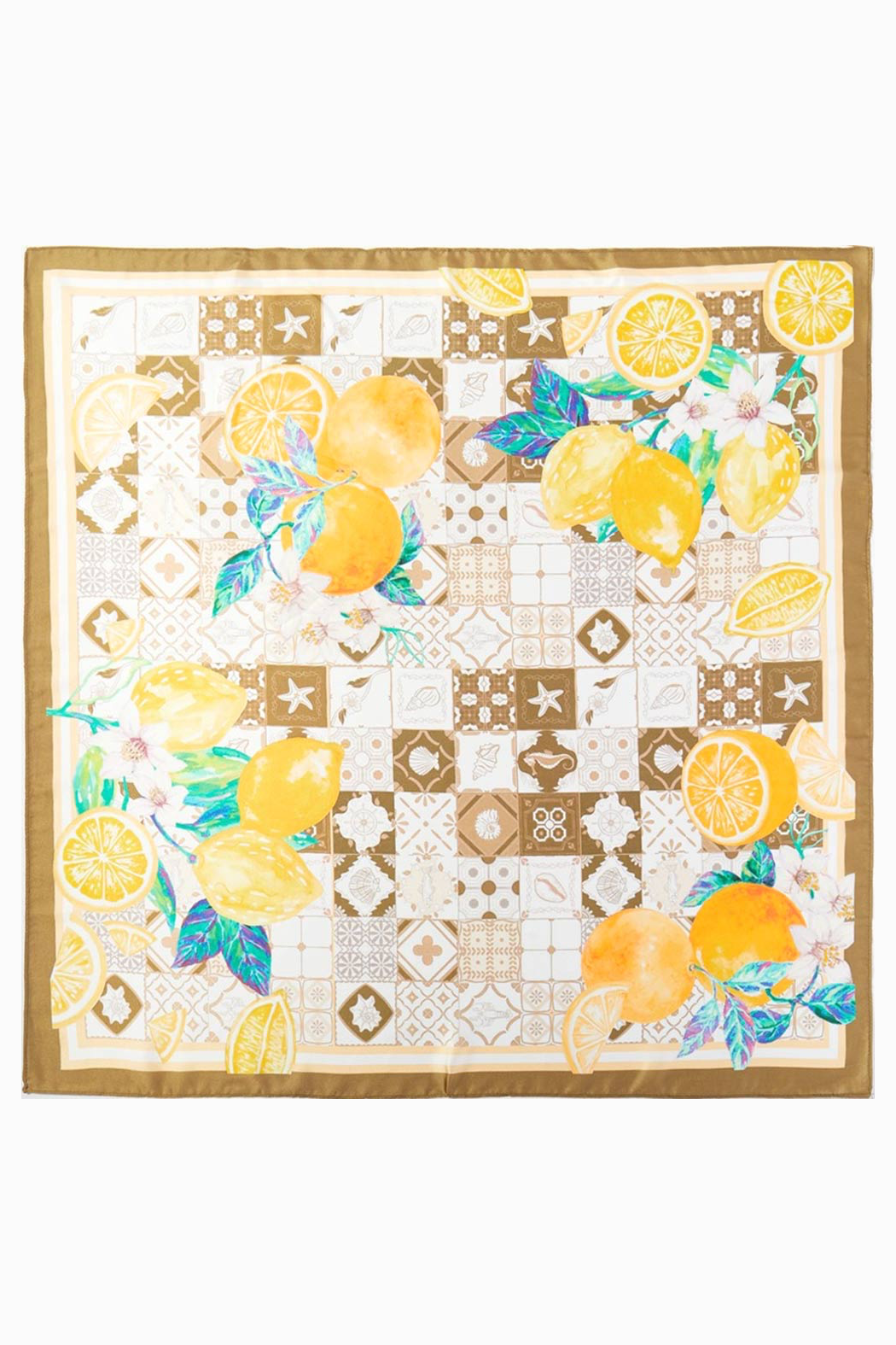 Citrus Mosaic Scarf