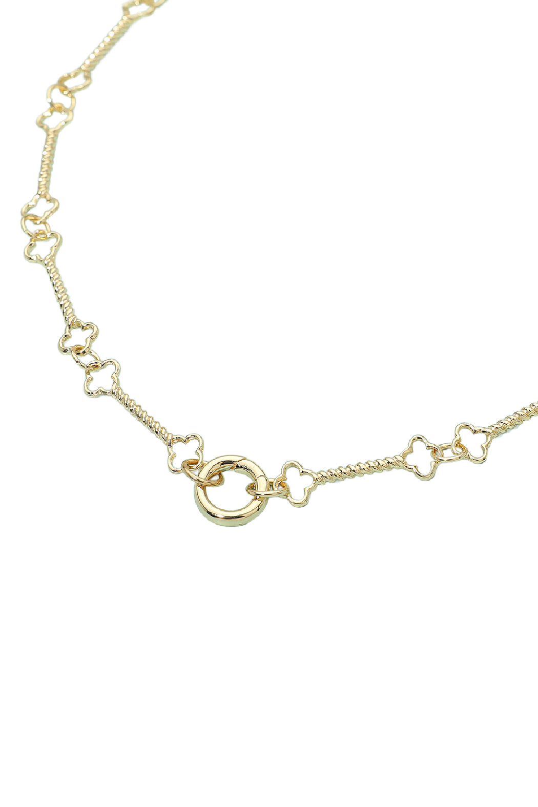 Clover Charm Holder Necklace