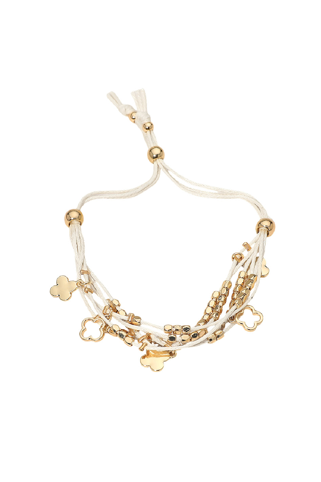 Clover Cord Friendship Bracelet