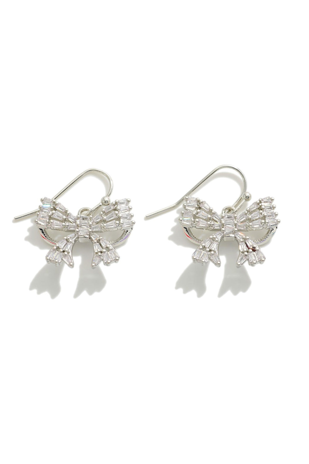 Sparkle On Bow Earrings