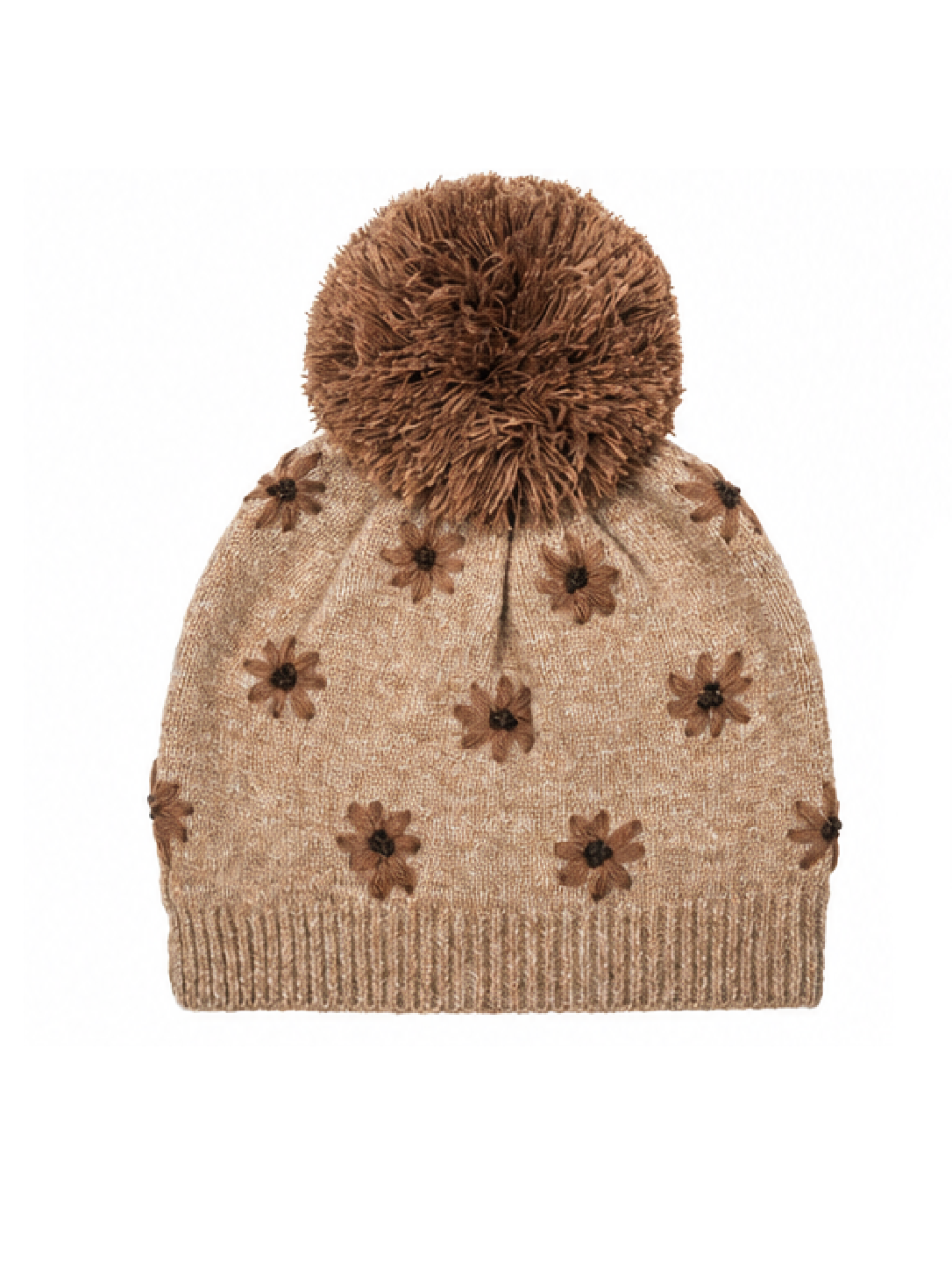 Daisy Pom Beanie